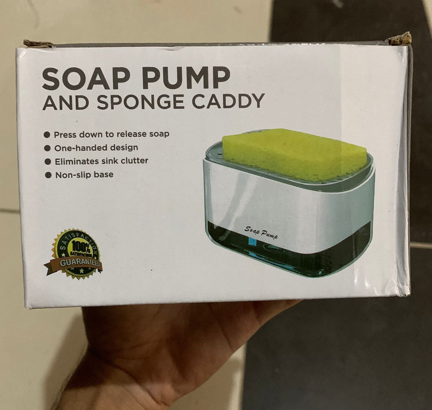 Soap Pump Dispenser with Sponge