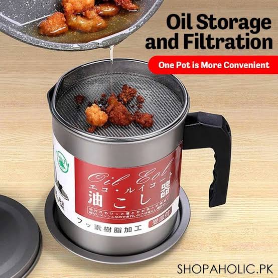 1.4L Fryer Oil Filter Pot