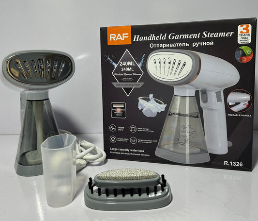 RAF Handheld Garment Steamer Iron 240ML Foldable Portable Steam Iron R.1326