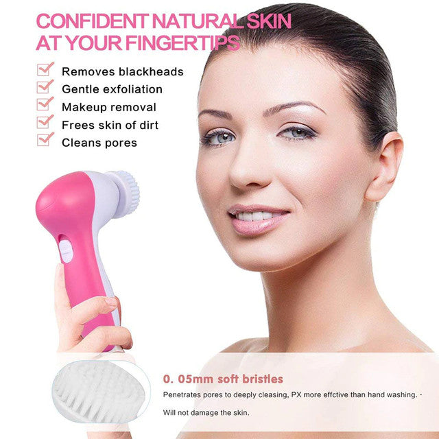 5 in 1 Facial Electric Cleanser and Beauty Massager