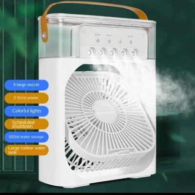 Portable Mini Air Cooler with LED Night Light