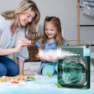 Portable Mini Air Cooler with LED Night Light