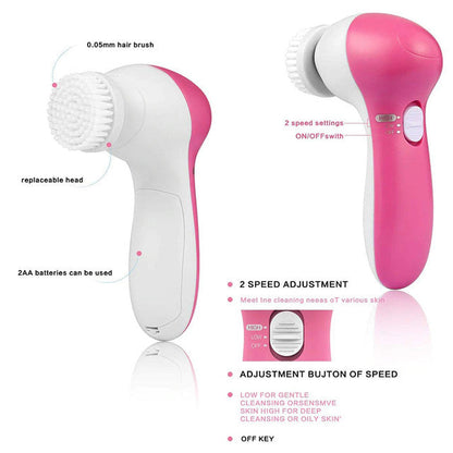 5 in 1 Facial Electric Cleanser and Beauty Massager