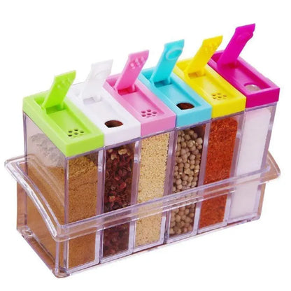 Spice Jars Dispenser Masala Rack