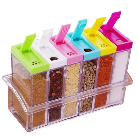 Spice Jars Dispenser Masala Rack