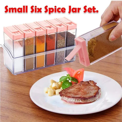 Spice Jars Dispenser Masala Rack