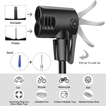 High Pressure Foot Air Pump – Heavy-Duty