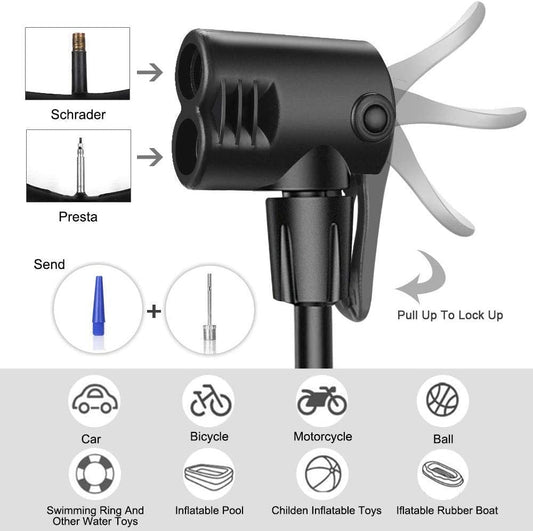 High Pressure Foot Air Pump – Heavy-Duty