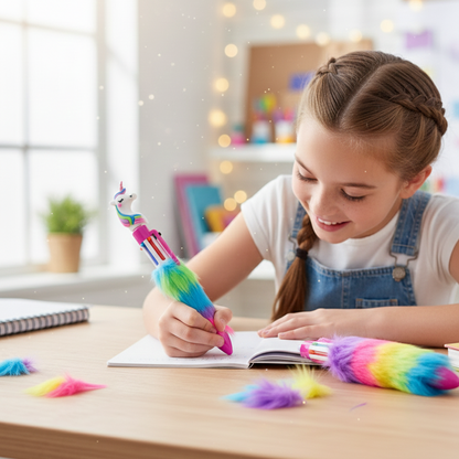 6 Color In 1 Pen Multi Functional Design Smooth (4-Pen Set)