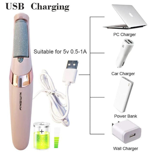 Rechargeable Electric Pedi Foot Filer& Care