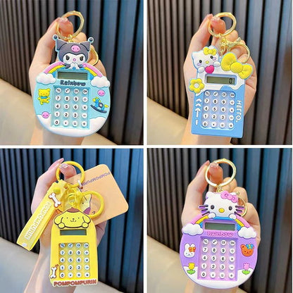 Cute Calculator Keychain