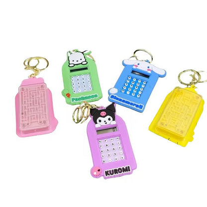 Cute Calculator Keychain