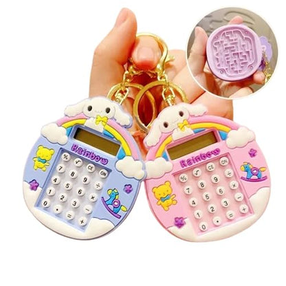 Cute Calculator Keychain