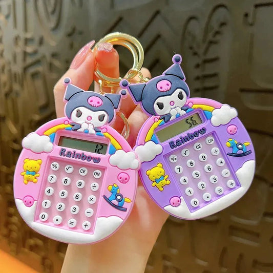 Cute Calculator Keychain