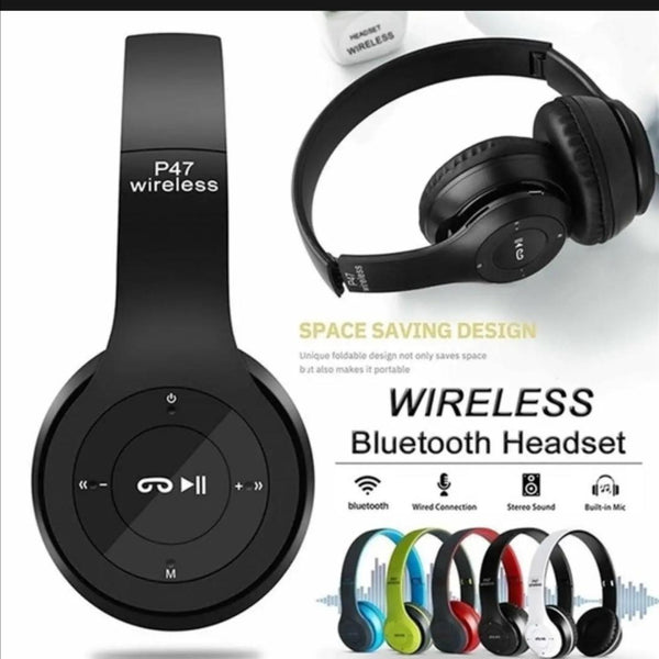 P47 Wireless Bluetooth 5.1 Headphones