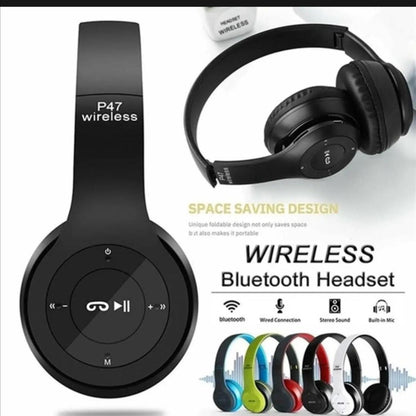 P47 Wireless Bluetooth 5.1 Headphones