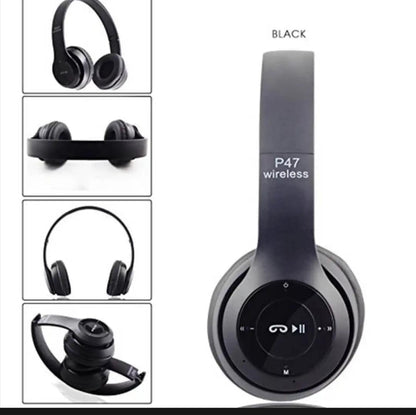 P47 Wireless Bluetooth 5.1 Headphones
