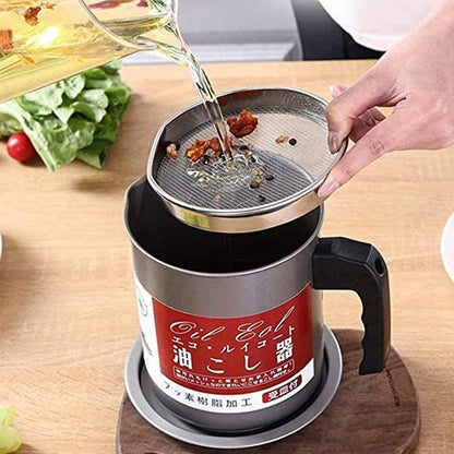 1.4L Fryer Oil Filter Pot