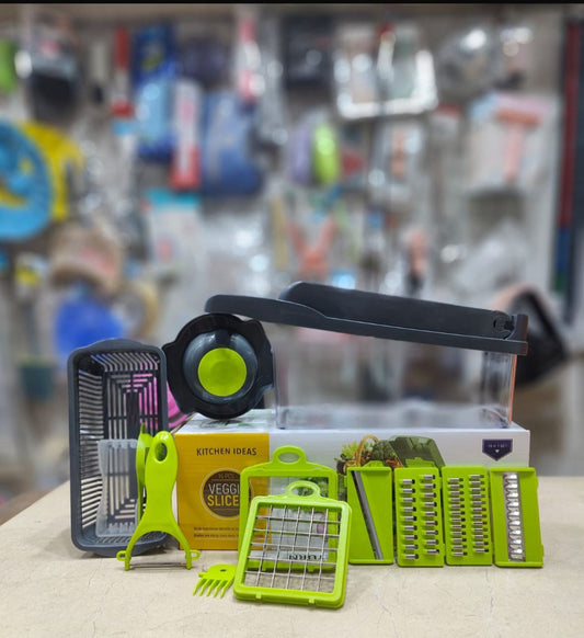 Vegetable Chopper 16 Pcs Set