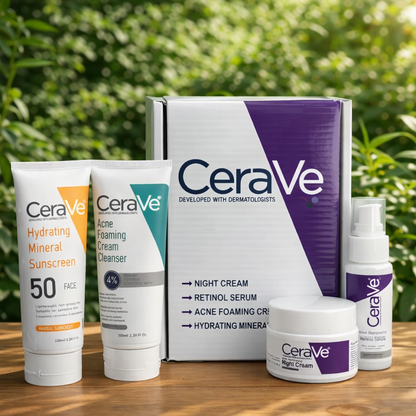 CeraVe Complete Skincare Bundle for Acne &amp; Anti-Aging