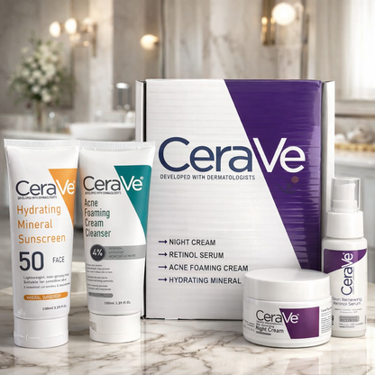 CeraVe Complete Skincare Bundle for Acne &amp; Anti-Aging