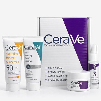 CeraVe Complete Skincare Bundle for Acne &amp; Anti-Aging