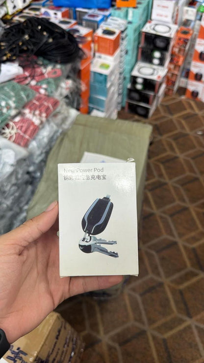 Emergency Keychain Power Bank for iPhone