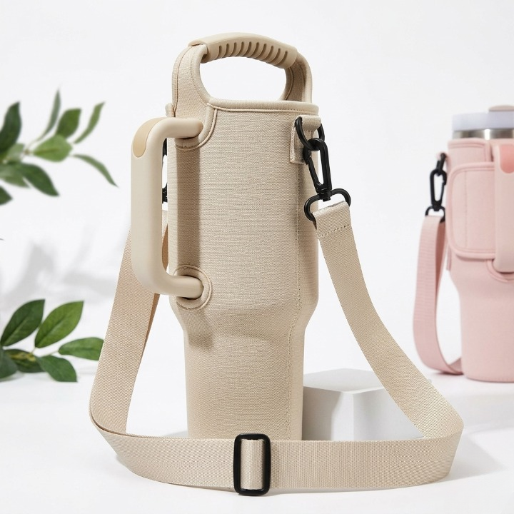 40oz Tumbler Carry Bag with Adjustable Strap – Random Color