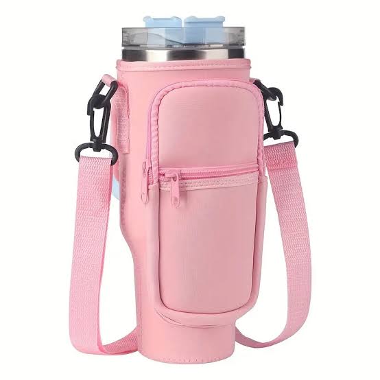 40oz Tumbler Carry Bag with Adjustable Strap – Random Color