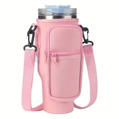 40oz Tumbler Carry Bag with Adjustable Strap – Random Color