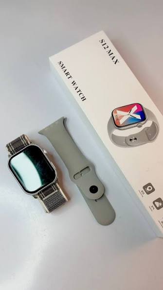 **S12 Max Smart Watch – 1.85″ HD Full Touch Display, Bluetooth Calling & Fitness Tracking**