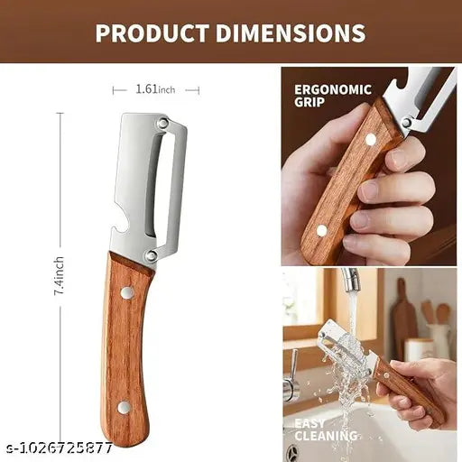 ) 2in1 Multifunctional Knife Peeler | Kitchen Vegetable & Fruit Cutter & Peeler | Kitchen Tool Utensils (Big Size