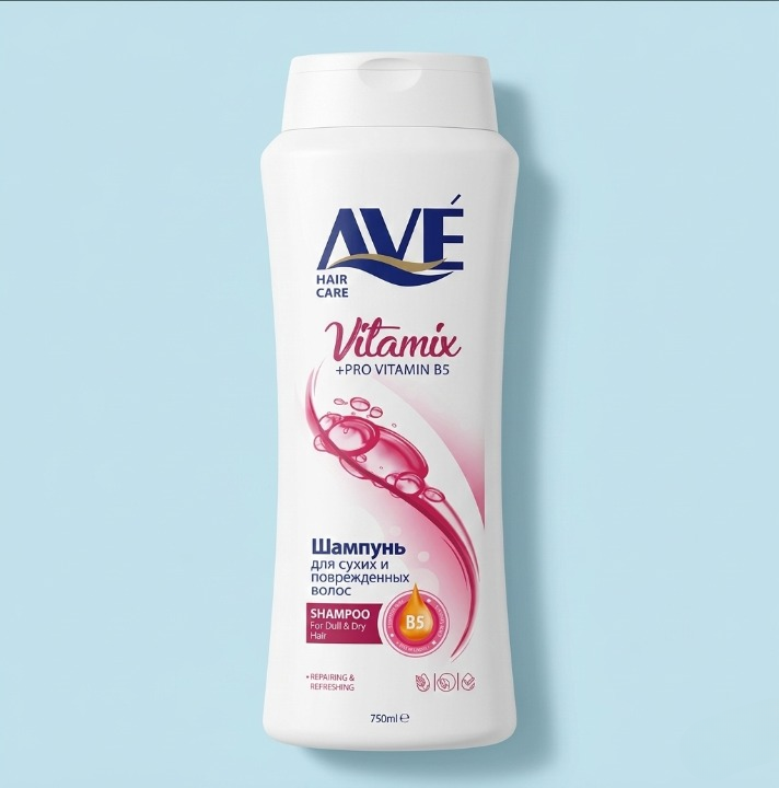Product Name: AVE Shampoo 750ml Origin: Made in Iran