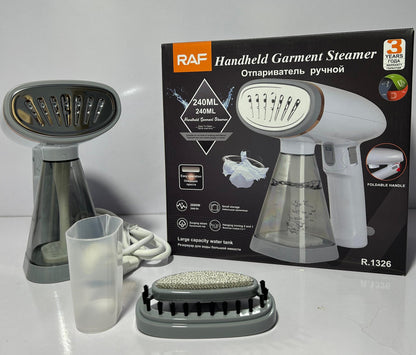 RAF Handheld Garment Steamer Iron 240ML Foldable Portable Steam Iron R.1326