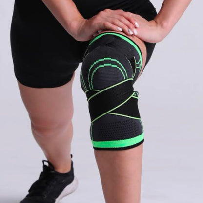 Adjustable Knee Support Brace with 3D Weave Compression Technology
