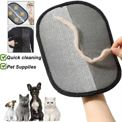 🐾 Easily removes pet hair from clothes, sofas, beds & car seats 🧤 Soft rubber design for gentle yet effective cleaning